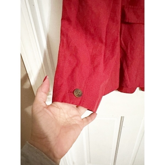 Talbots Silk and Linen Blend Blazer NWOT Sz 16 - Picture 3 of 6